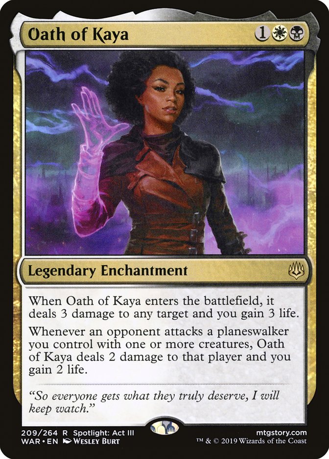 {R} Oath of Kaya [War of the Spark][WAR 209]