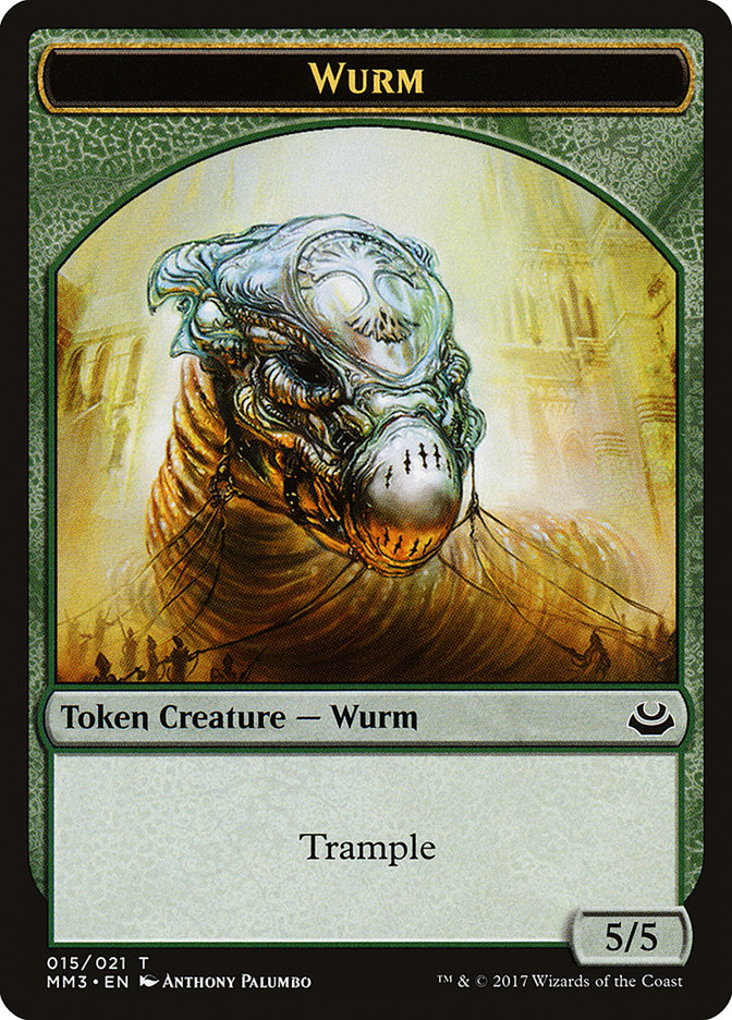 {T} Wurm Token [Modern Masters 2017 Tokens][TMM3 015]