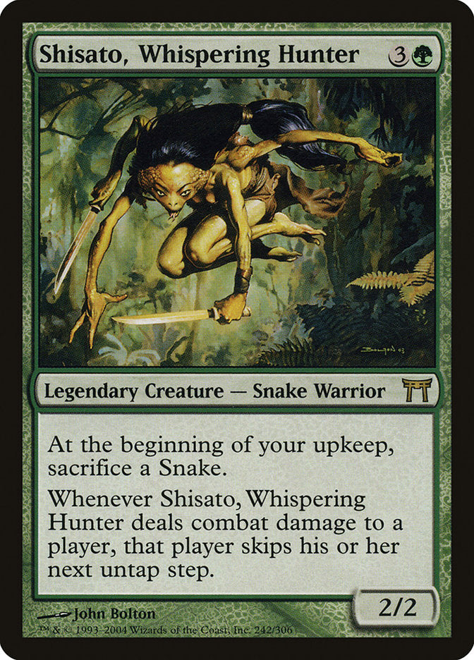 {R} Shisato, Whispering Hunter [Champions of Kamigawa][CHK 242]