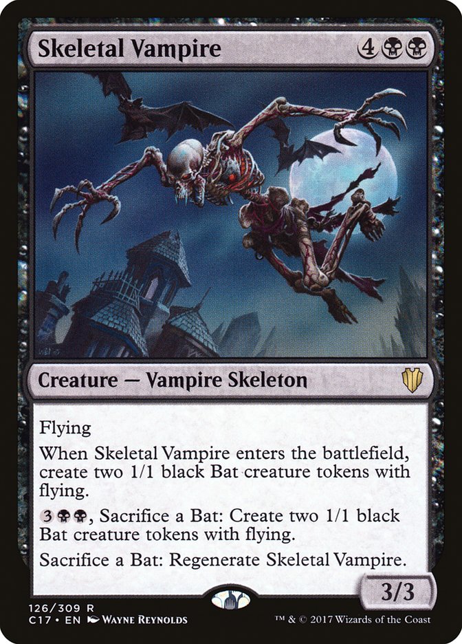 {R} Skeletal Vampire [Commander 2017][C17 126]