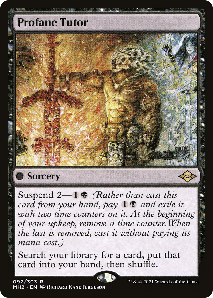 {R} Profane Tutor [Modern Horizons 2][MH2 097]