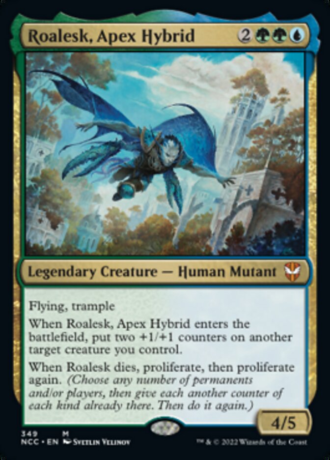 {R} Roalesk, Apex Hybrid [Streets of New Capenna Commander][NCC 349]