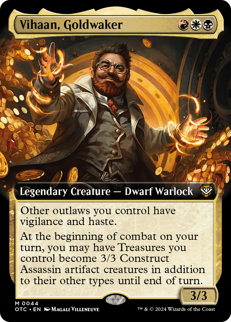 {R} Vihaan, Goldwaker (Extended Art) [Outlaws of Thunder Junction Commander][OTC 044]