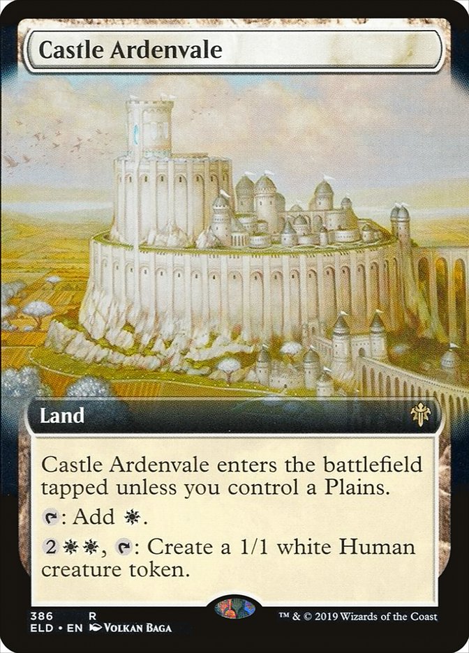 {R} Castle Ardenvale (Extended Art) [Throne of Eldraine][ELD 386]