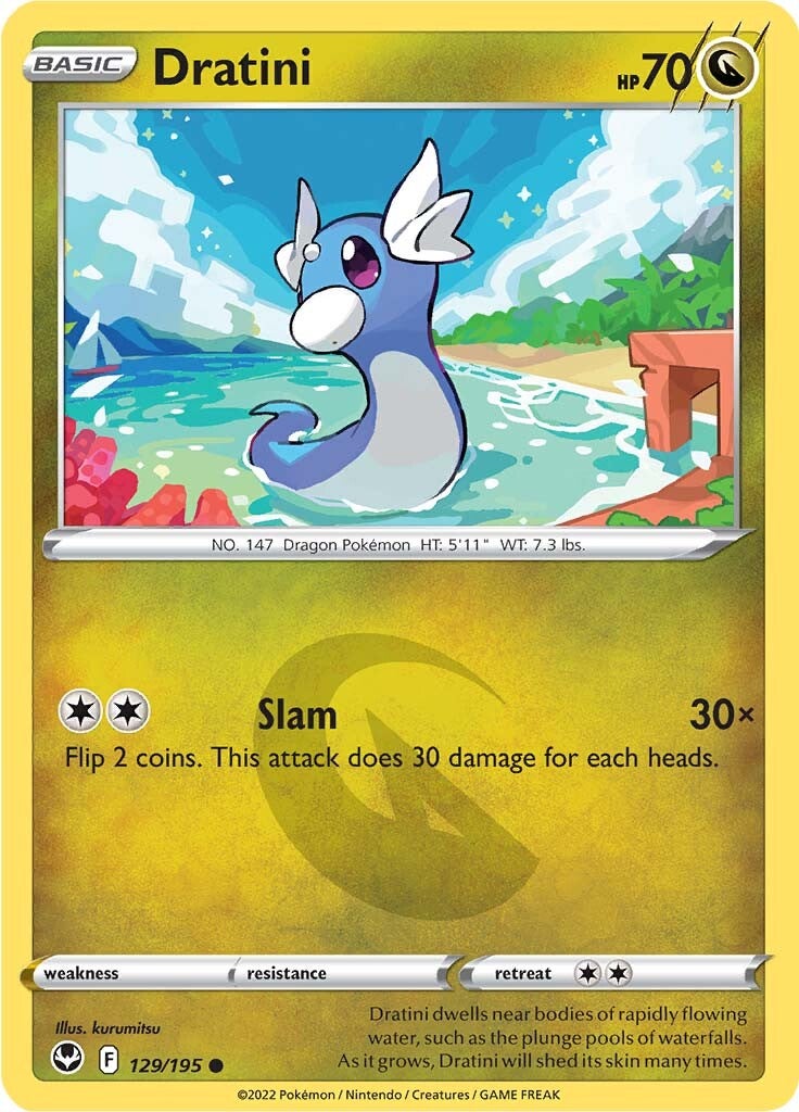 [PKM-C] Dratini (129/195) [Sword & Shield: Silver Tempest]