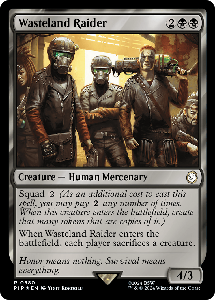 {R} Wasteland Raider (Surge Foil) [Fallout][PIP 580]