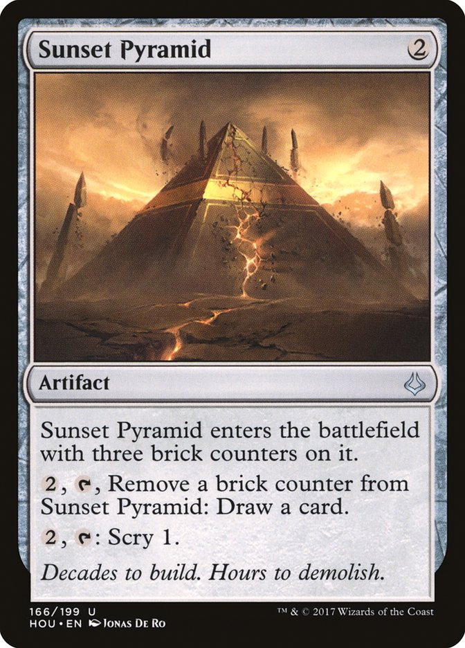 {C} Sunset Pyramid [Hour of Devastation][HOU 166]