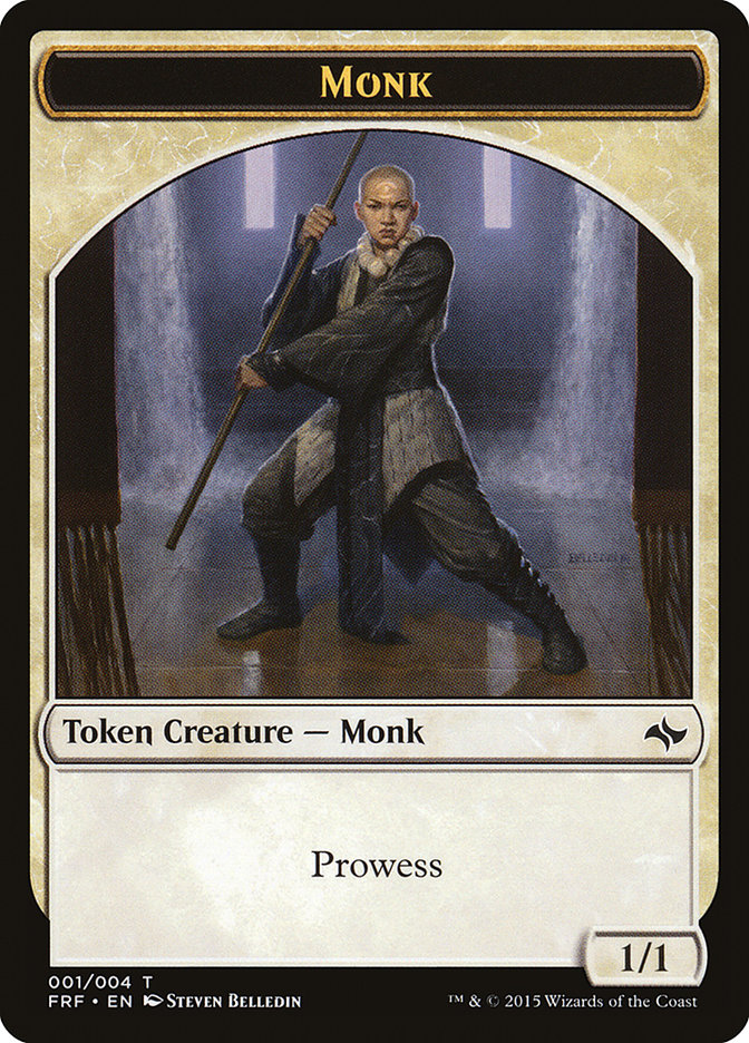 {T} Monk Token [Fate Reforged Tokens][TFRF 001]