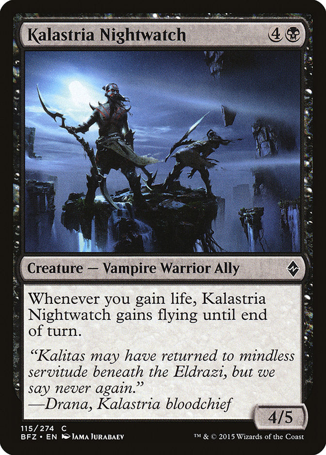 {C} Kalastria Nightwatch [Battle for Zendikar][BFZ 115]