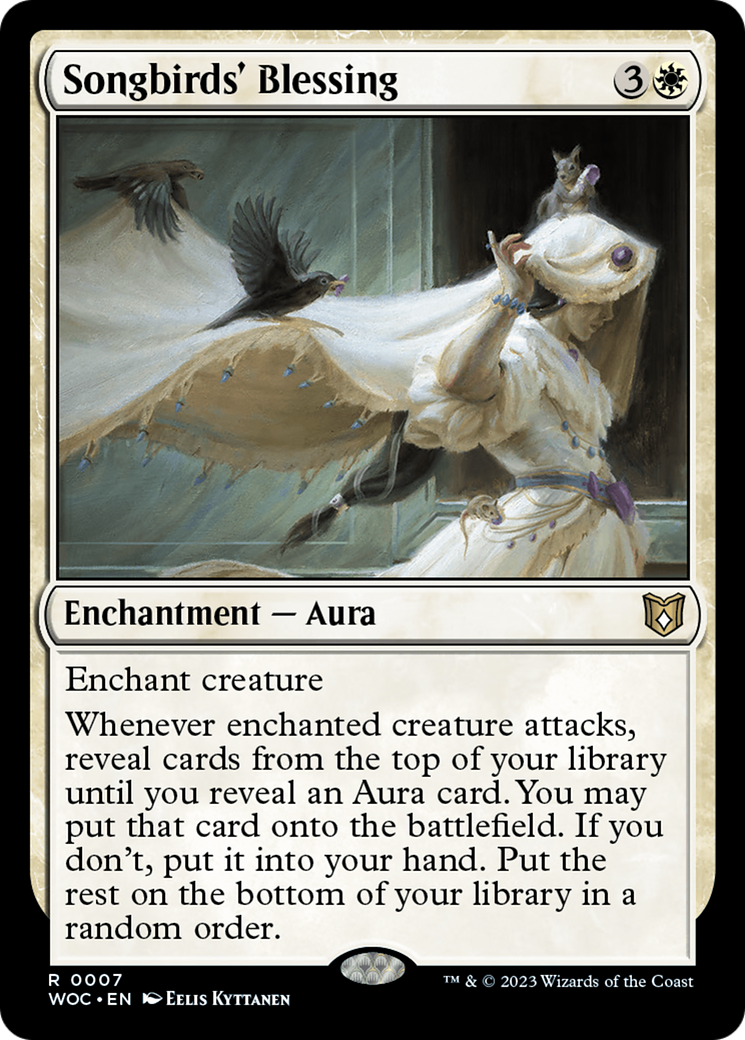 {R} Songbirds' Blessing [Wilds of Eldraine Commander][WOC 007]