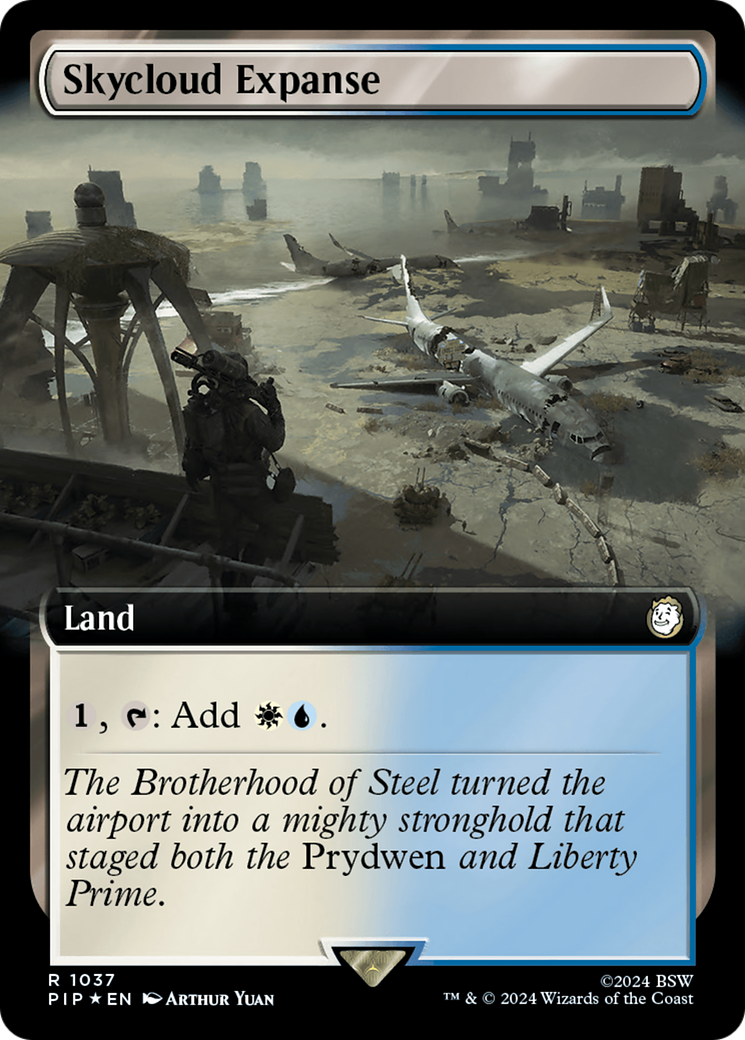 {R} Skycloud Expanse (Extended Art) (Surge Foil) [Fallout][PIP 1037]