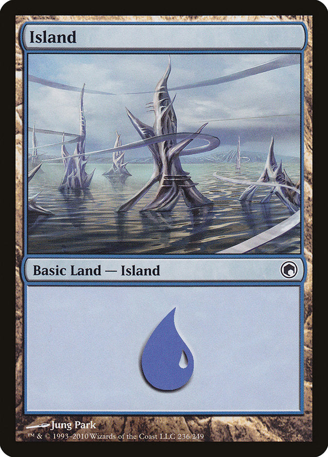 {B}[SOM 236] Island (236) [Scars of Mirrodin]