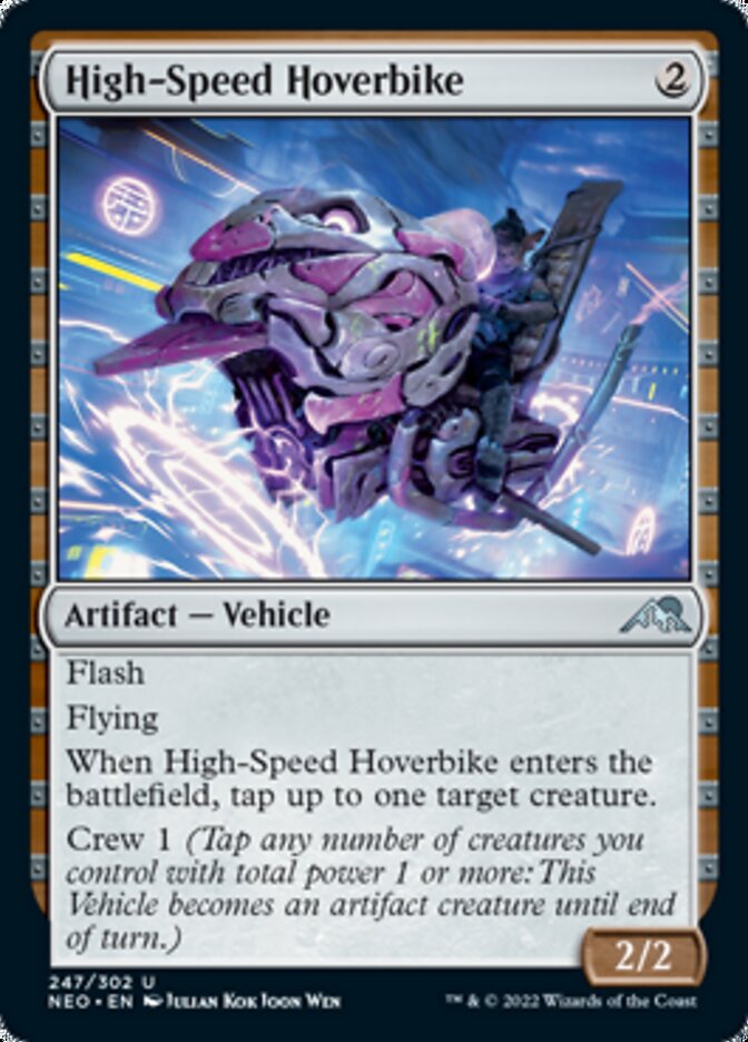 {C} High-Speed Hoverbike [Kamigawa: Neon Dynasty][NEO 247]