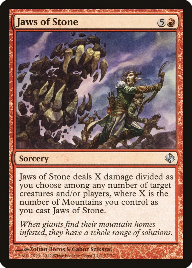 {C} Jaws of Stone [Duel Decks: Venser vs. Koth][DDI 072]