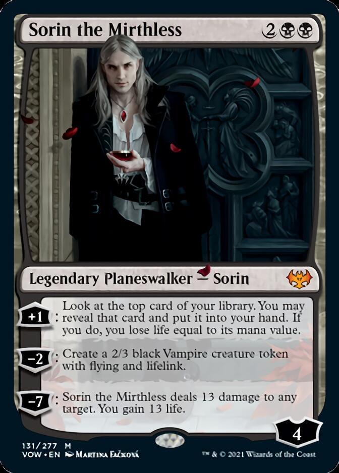 {R} Sorin the Mirthless [Innistrad: Crimson Vow][VOW 131]