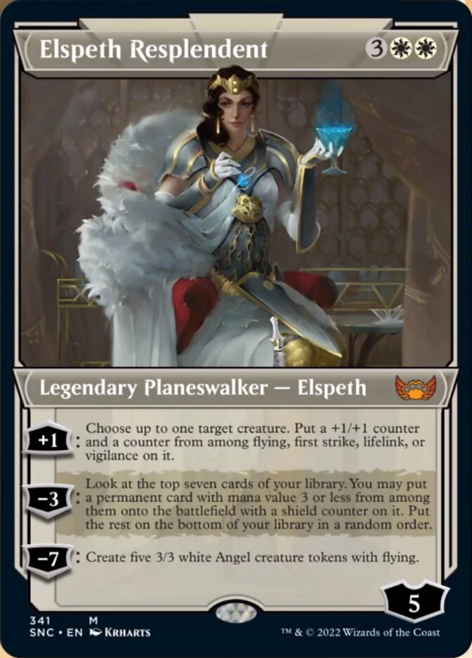 {R} Elspeth Resplendent (Showcase Art Deco) [Streets of New Capenna][SNC 341]