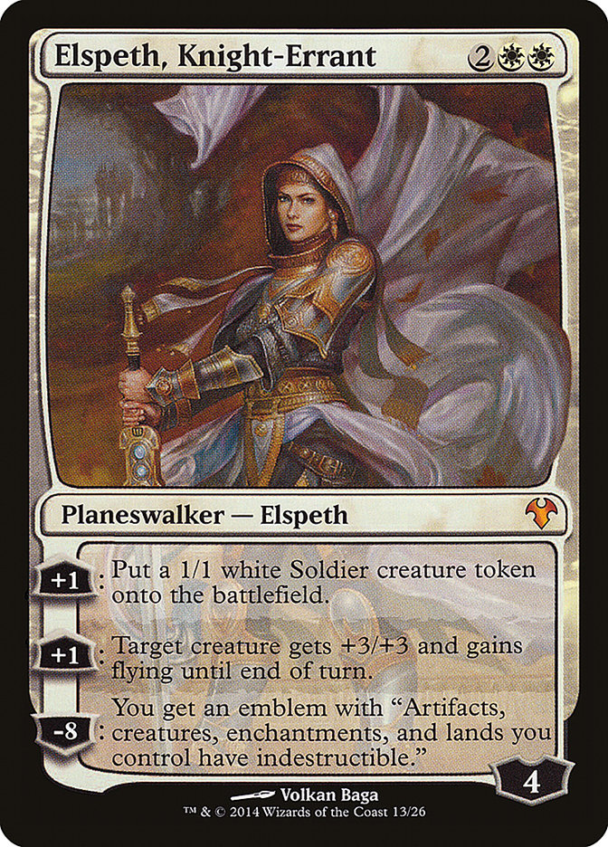 {R} Elspeth, Knight-Errant [Modern Event Deck 2014][MD1 013]