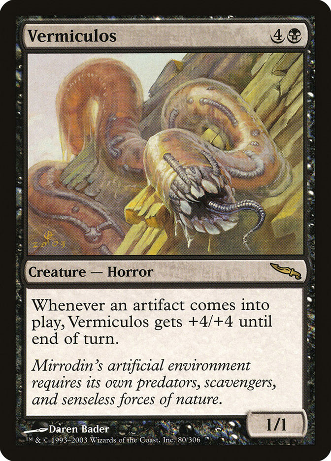 {R} Vermiculos [Mirrodin][MRD 080]