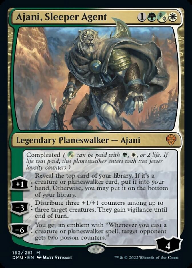 {@R} Ajani, Sleeper Agent [Dominaria United][DMU 192]