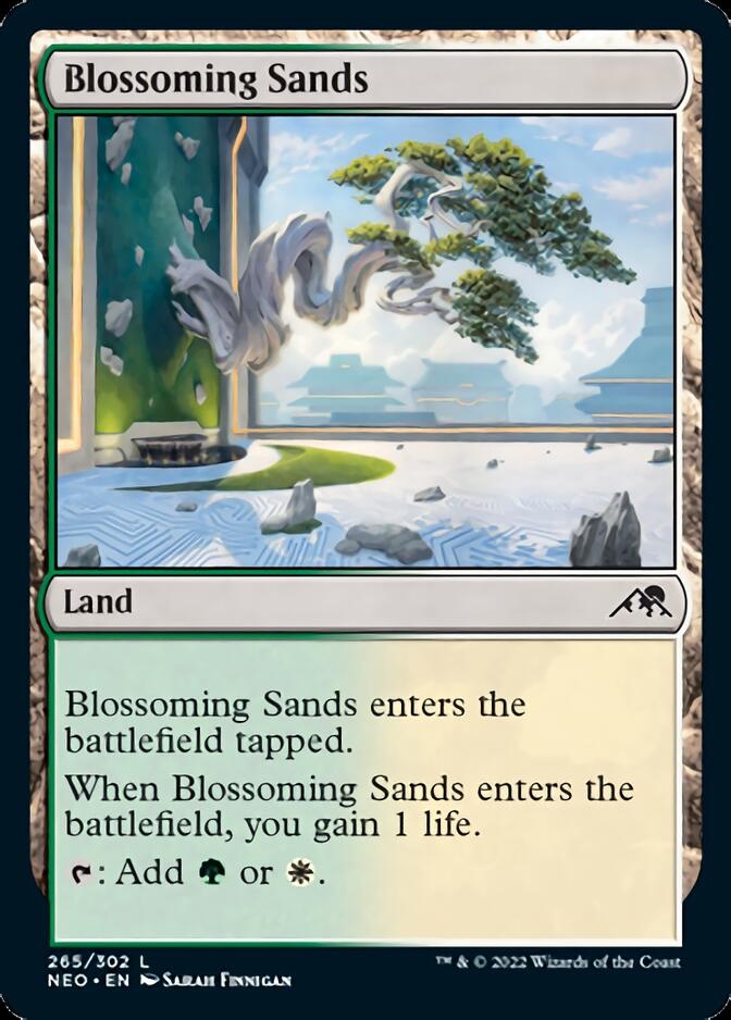 {C} Blossoming Sands [Kamigawa: Neon Dynasty][NEO 265]