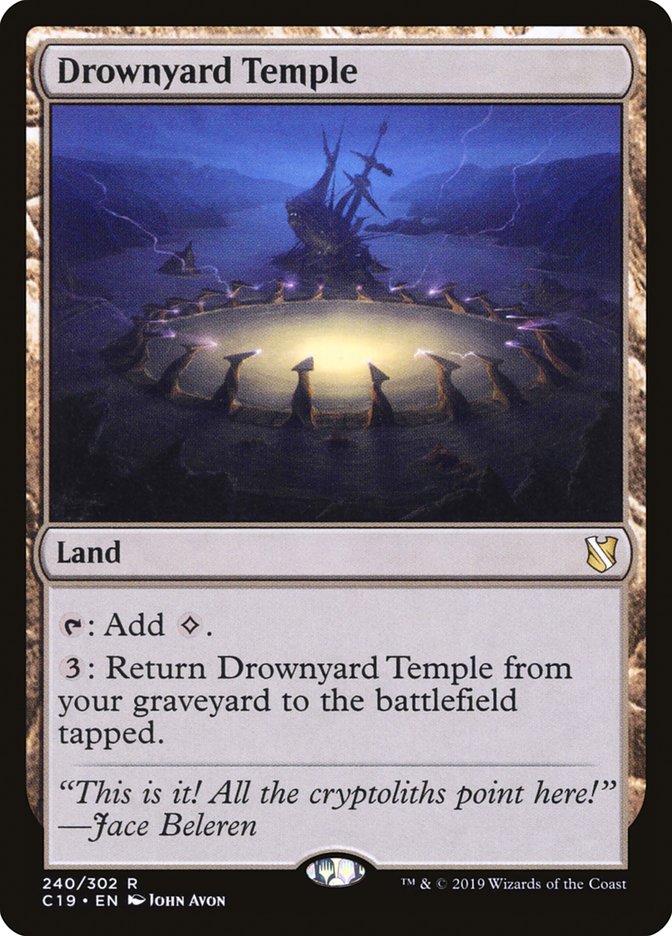 {R} Drownyard Temple [Commander 2019][C19 240]