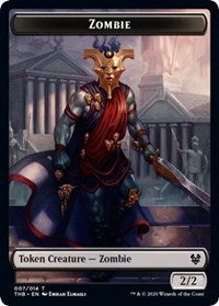 {T} Zombie // Satyr Double-sided Token [Theros Beyond Death Tokens][TTHB 007]