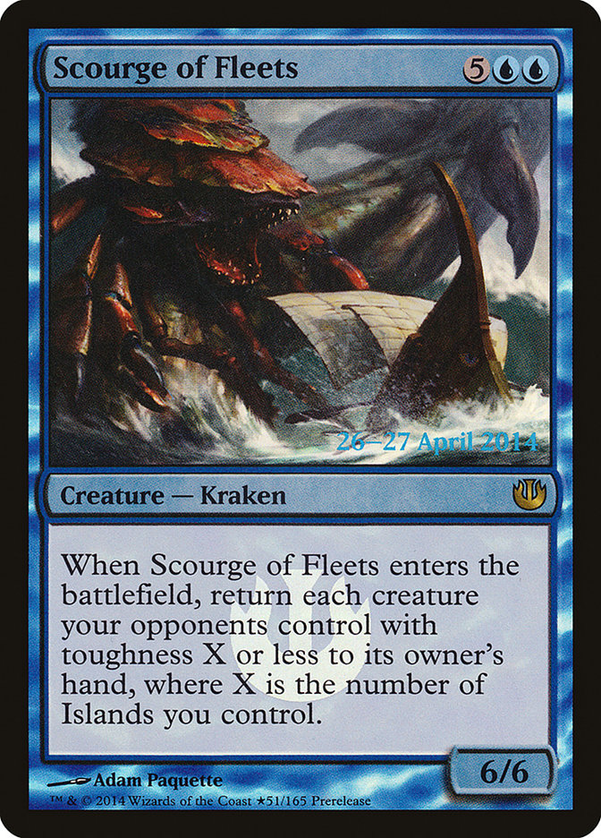 {R} Scourge of Fleets [Journey into Nyx Prerelease Promos][PR JOU 051]