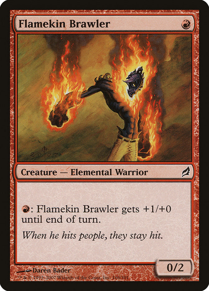 {C} Flamekin Brawler [Lorwyn][LRW 166]