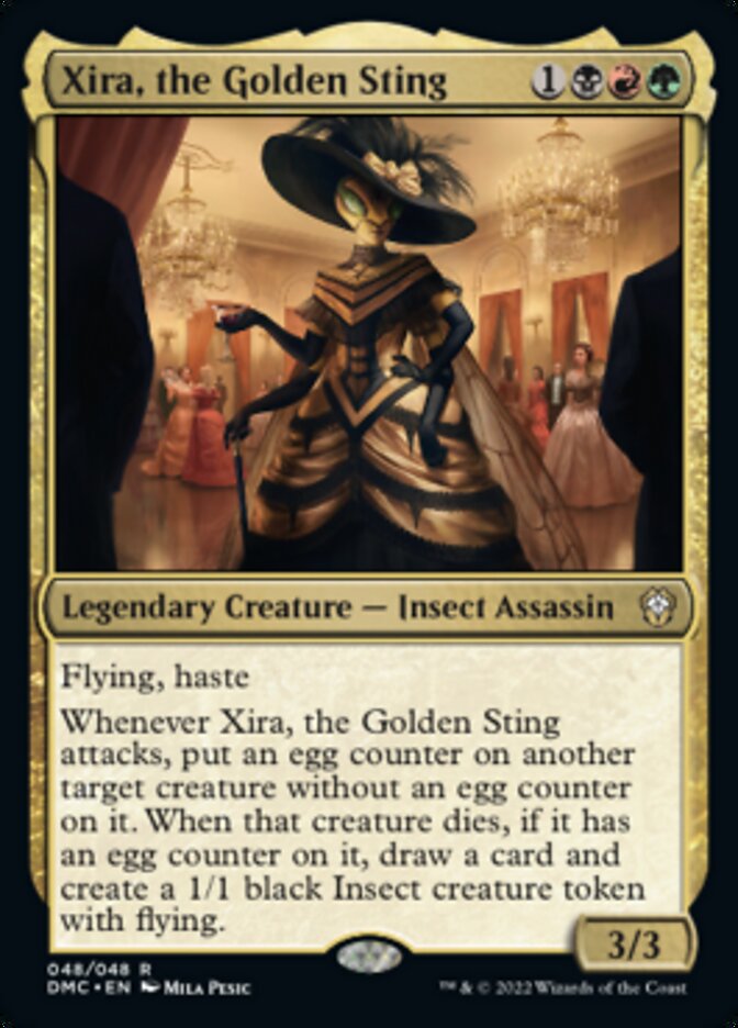 {R} Xira, the Golden Sting [Dominaria United Commander][DMC 048]