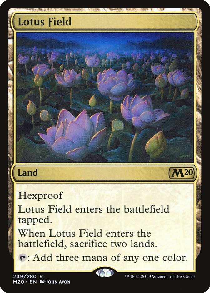 {R} Lotus Field [Core Set 2020][M20 249]