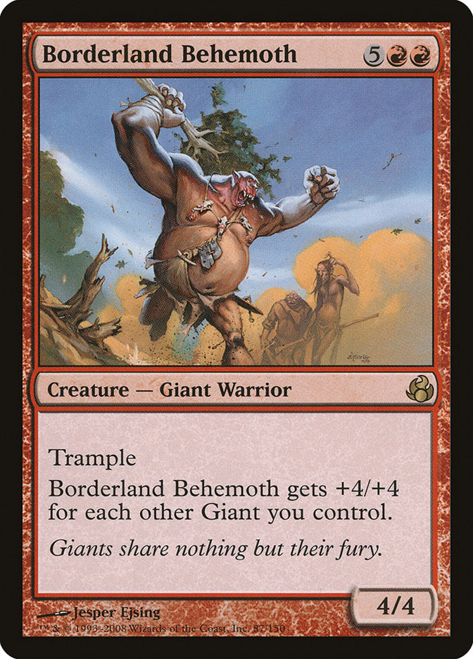 {R} Borderland Behemoth [Morningtide][MOR 087]