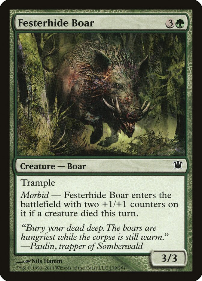 {C} Festerhide Boar [Innistrad][ISD 179]