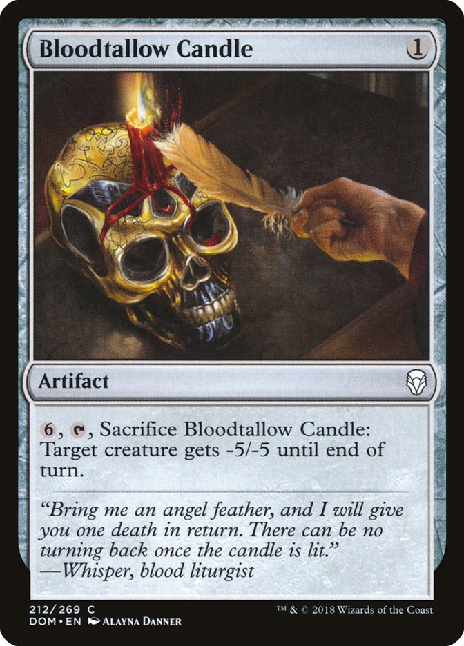 {C} Bloodtallow Candle [Dominaria][DOM 212]