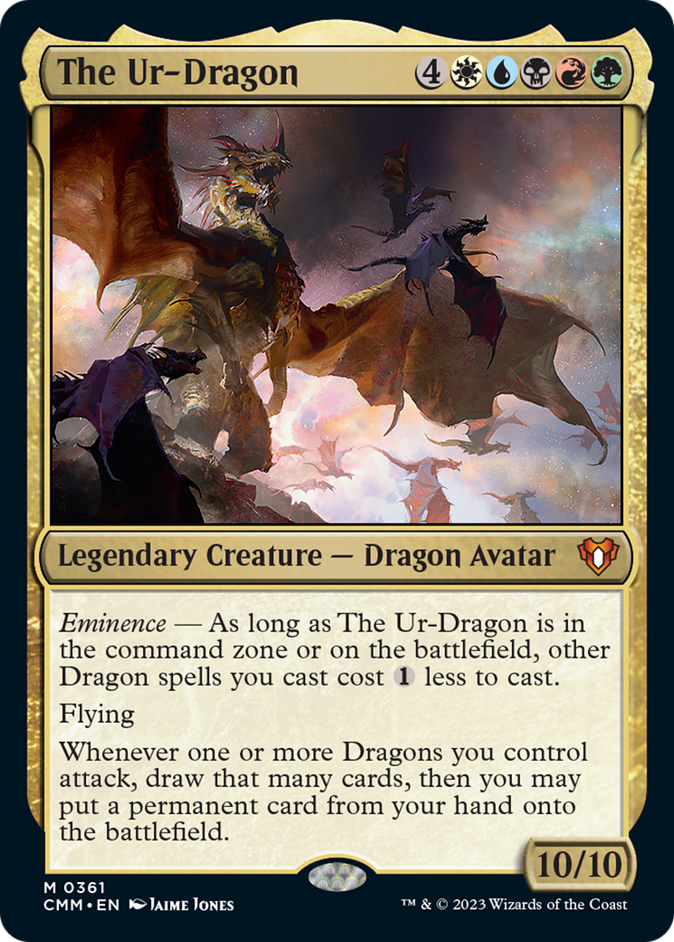 {R} The Ur-Dragon [Commander Masters][CMM 361]