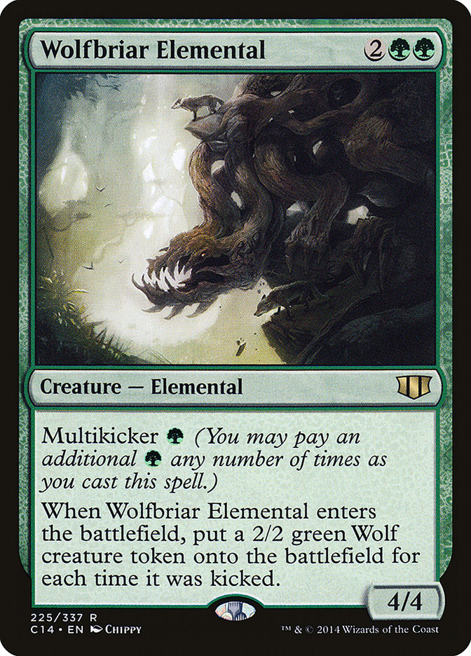 {R} Wolfbriar Elemental [Commander 2014][C14 225]