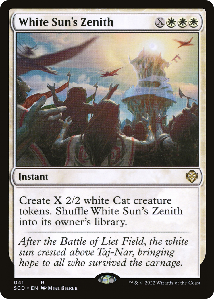 {R} White Sun's Zenith [Starter Commander Decks][SCD 041]