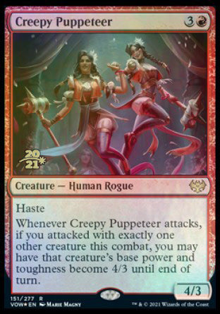 {@R} Creepy Puppeteer [Innistrad: Crimson Vow Prerelease Promos][PR VOW 151]