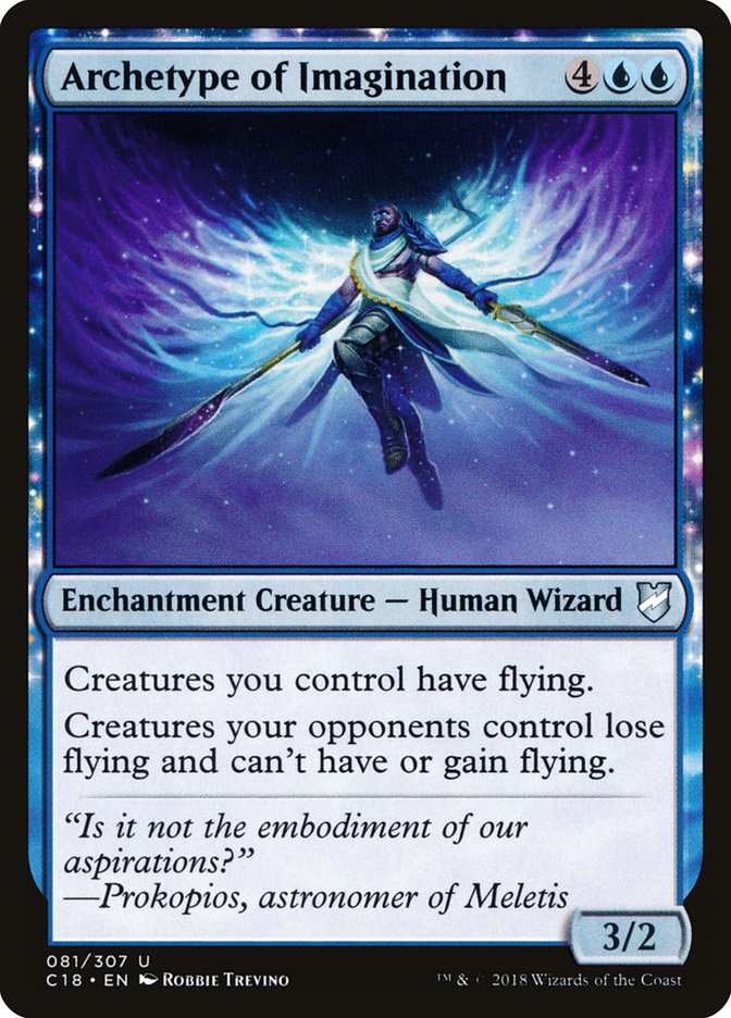 {C} Archetype of Imagination [Commander 2018][C18 081]