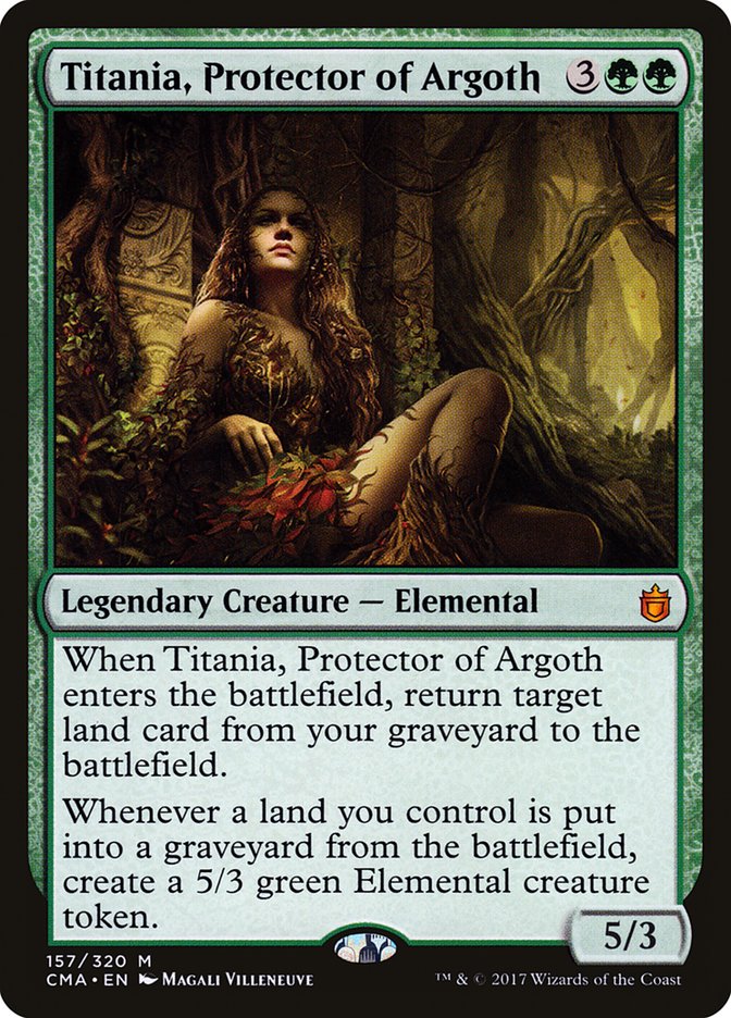 {R} Titania, Protector of Argoth [Commander Anthology][CMA 157]