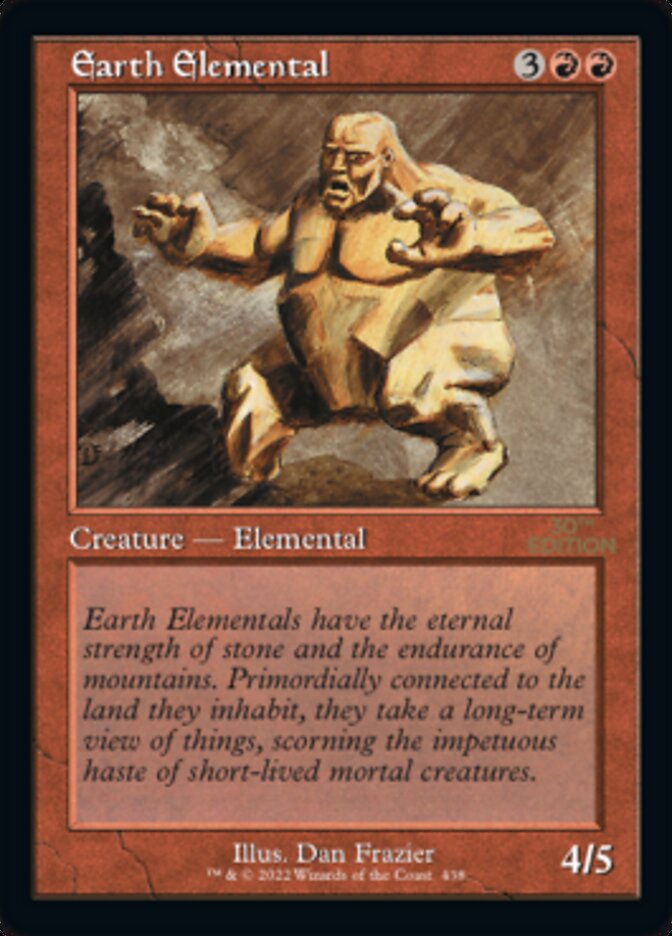 {C} Earth Elemental (Retro) [30th Anniversary Edition][30A 438]