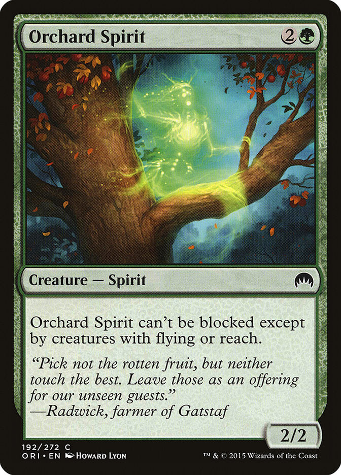 {C} Orchard Spirit [Magic Origins][ORI 192]