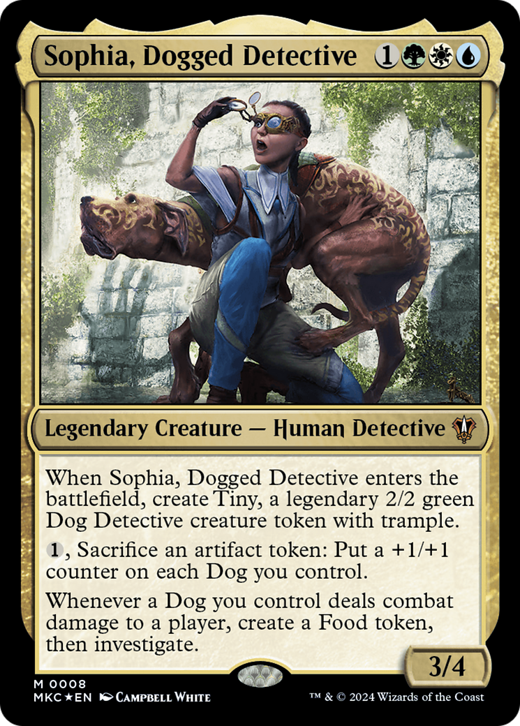 {R} Sophia, Dogged Detective [Murders at Karlov Manor Commander][MKC 008]