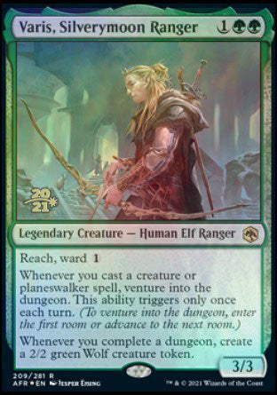 {R} Varis, Silverymoon Ranger [Dungeons & Dragons: Adventures in the Forgotten Realms Prerelease Promos][PR AFR 209]