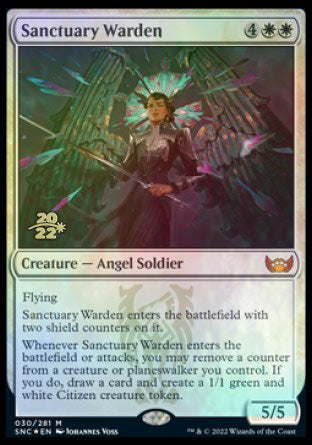 {@R} Sanctuary Warden [Streets of New Capenna Prerelease Promos][PR SNC 030]