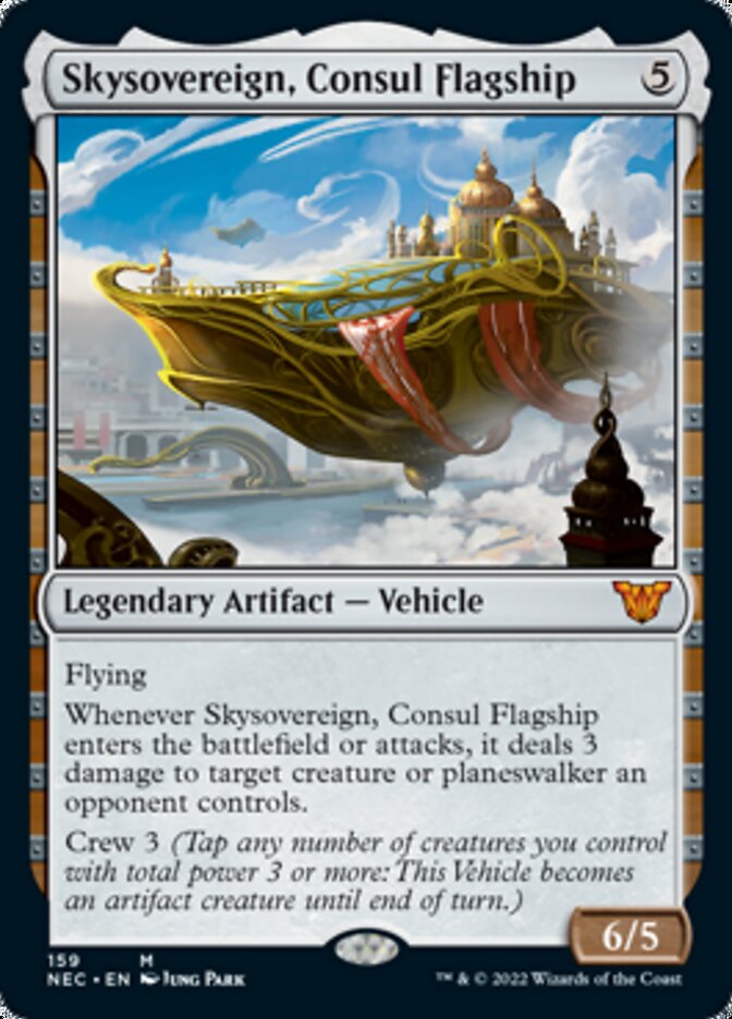 {R} Skysovereign, Consul Flagship [Kamigawa: Neon Dynasty Commander][NEC 159]