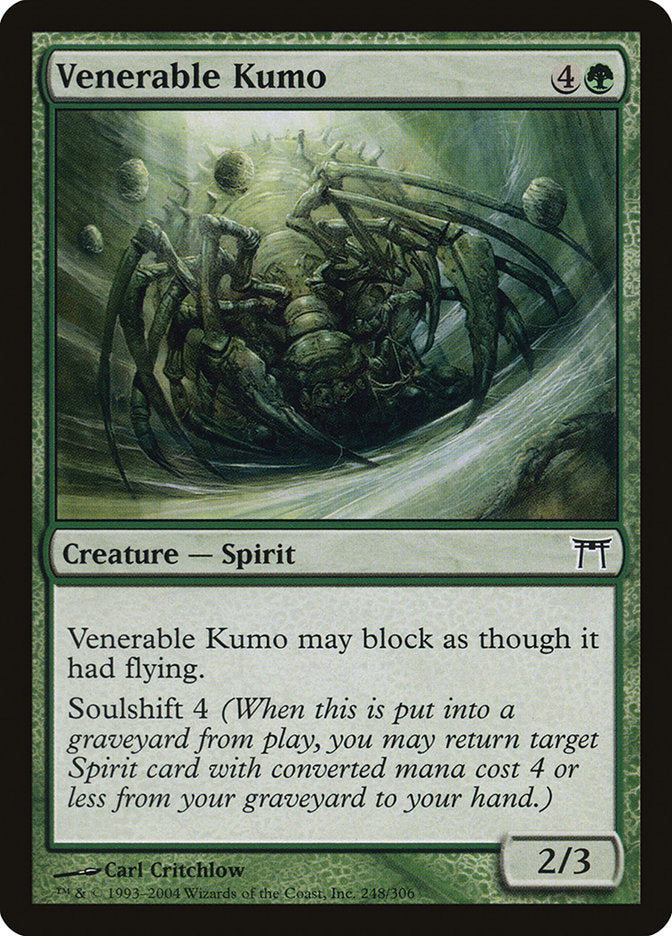 {C} Venerable Kumo [Champions of Kamigawa][CHK 248]