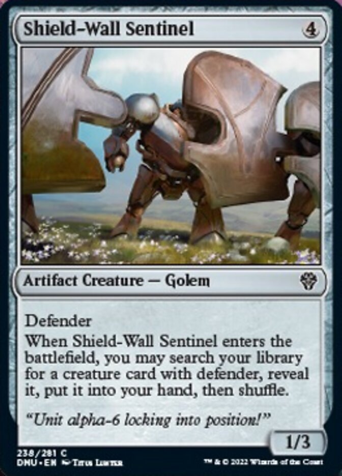 {@C} Shield-Wall Sentinel [Dominaria United][DMU 238]