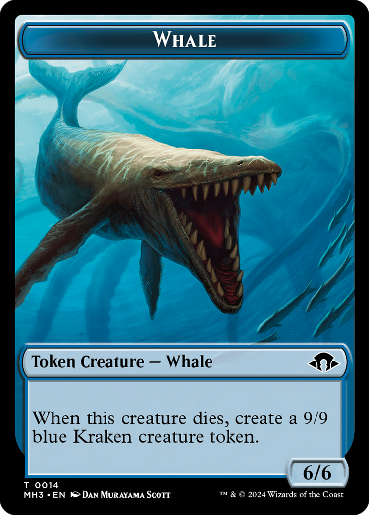 {T} Whale // Energy Reserve Double-Sided Token [Modern Horizons 3 Tokens][TMH3 14//36]