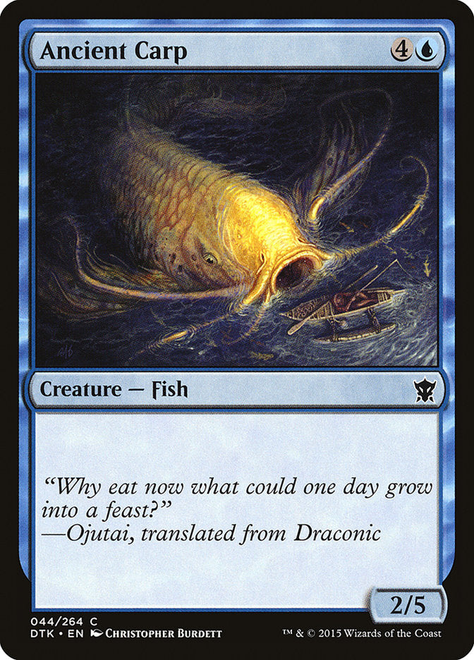 {C} Ancient Carp [Dragons of Tarkir][DTK 044]