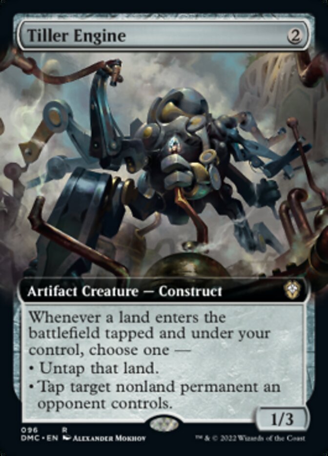 {R} Tiller Engine (Extended Art) [Dominaria United Commander][DMC 096]